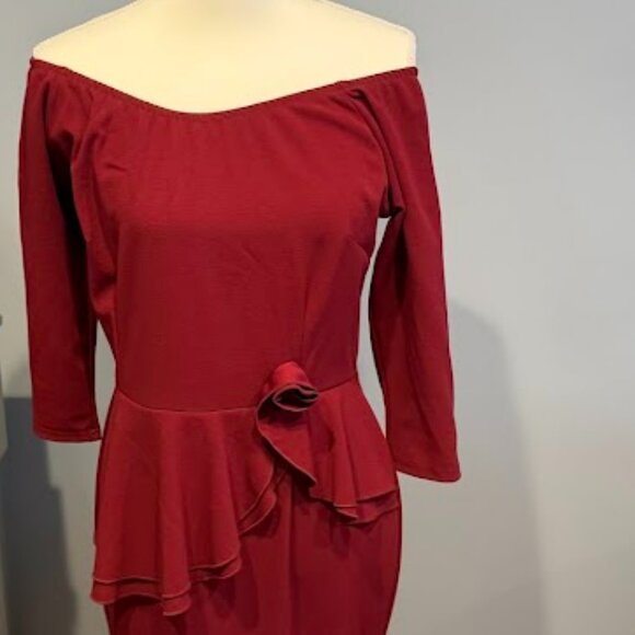 Women’s Sexy Bodycon Maxi Dresses Elegant Split Evening Party Long Dress - Picture 2 of 3